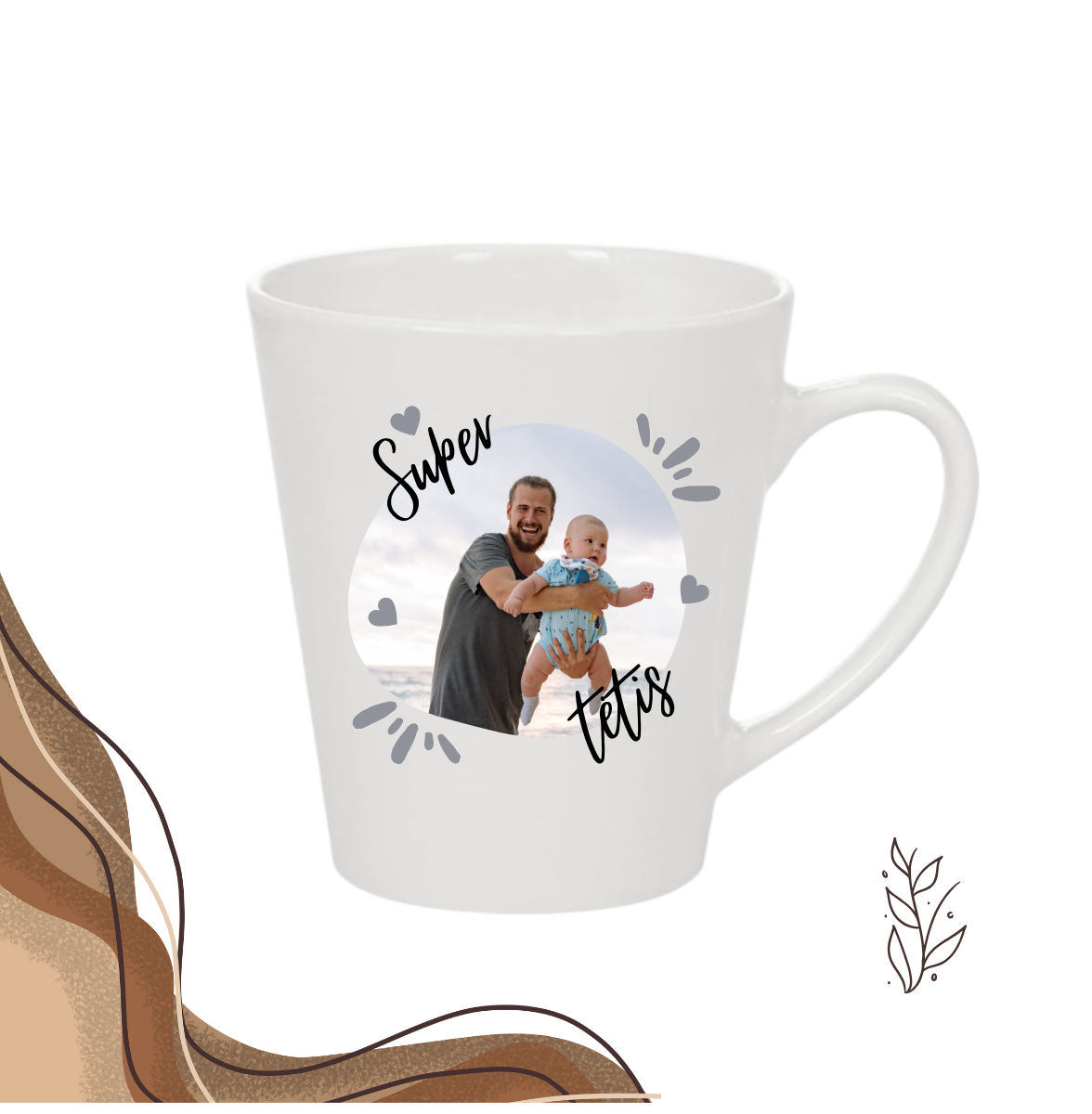 Puodelis su nuotrauka