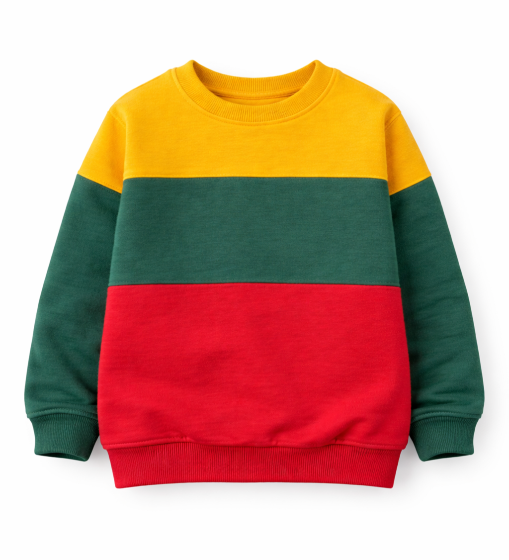 Trispalvis džemperis